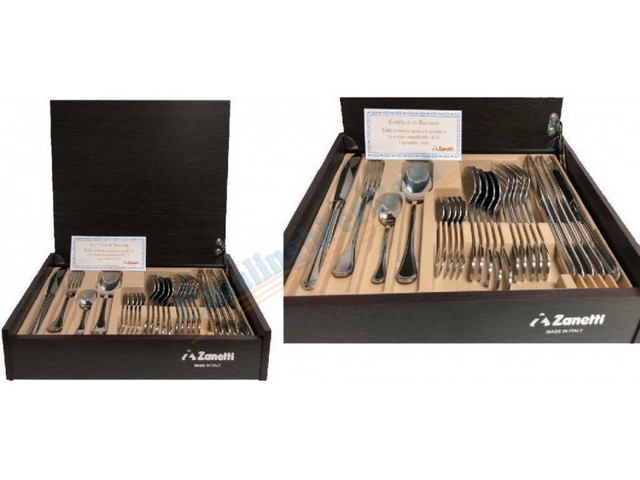 *POSATE DECO 24 PZ C/ASTUCCIO LEGNO