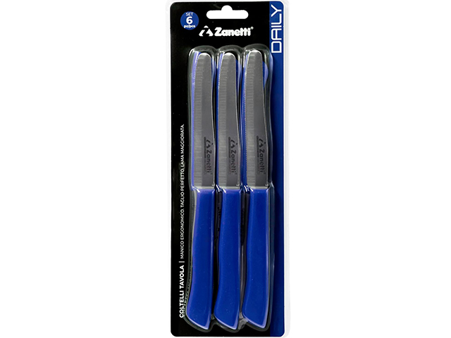 COLTELLO DAILY 6 PZ BLU DAILY