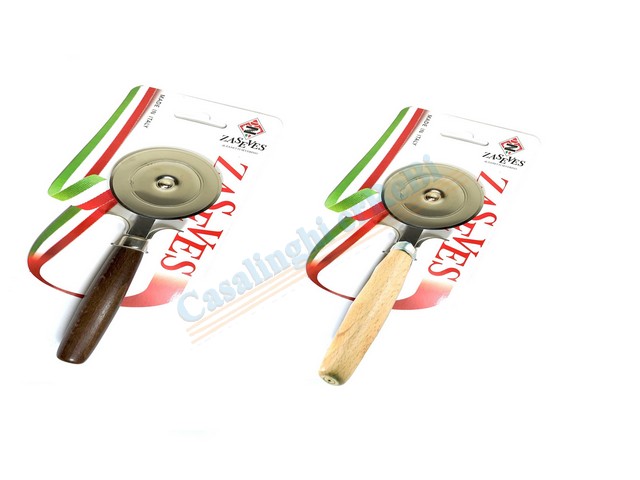 *TAGLIAPIZZA MANICO LEGNO ART.501015
